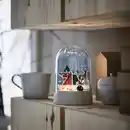 Bild 2 von STRÅLA Tischleuchte, Schneenacht/batteriebetrieben Glocke