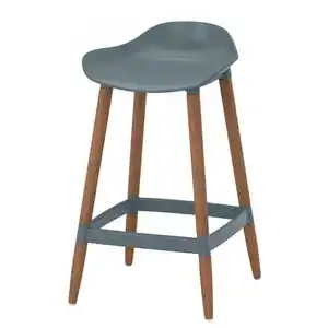 GRÖNSTA Barhocker, Arbeitsplattenhöhe grautürkis/drinnen/draußen, 64 cm