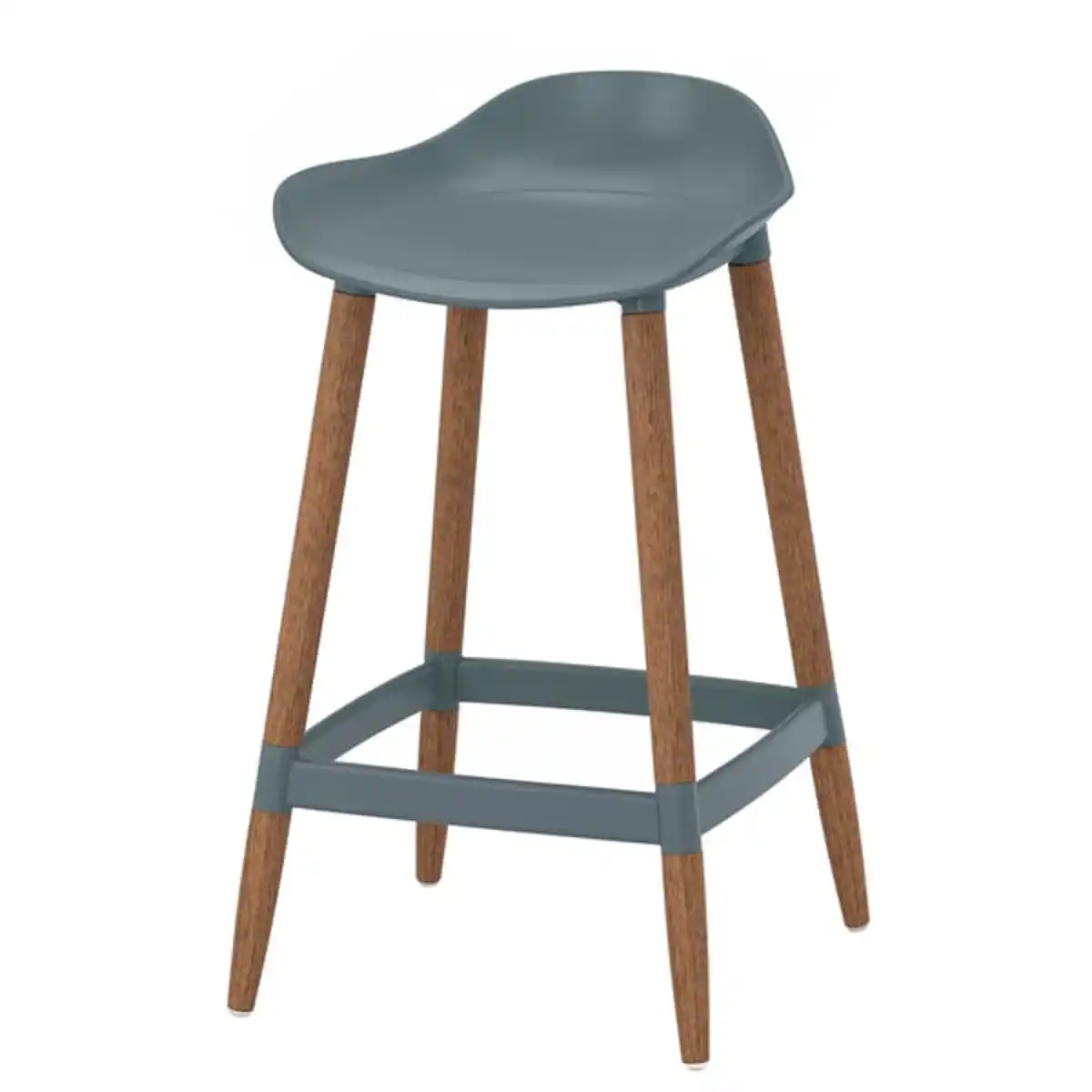Bild 1 von GRÖNSTA Barhocker, Arbeitsplattenhöhe grautürkis/drinnen/draußen, 64 cm