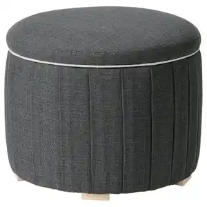 ÅTERLÖGA Pouf, mit Stauraum/Kilanda dunkelgrau