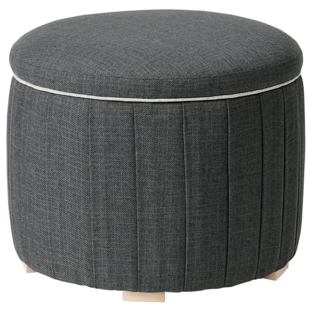 Bild 1 von ÅTERLÖGA Pouf, mit Stauraum/Kilanda dunkelgrau