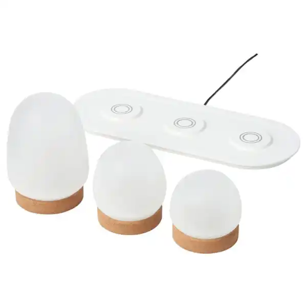 Bild 3 von PRAKTSPIREA Dekobeleuchtungs-Set, LED 4-tlg., mit Ladepad