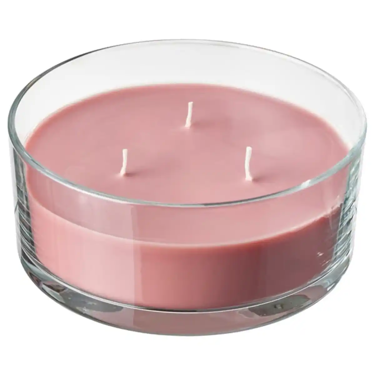 Bild 1 von LOTSFÅGEL Duftkerze im Glas, 3 Dochte, Rote Beeren hellrosa, 25 Std.