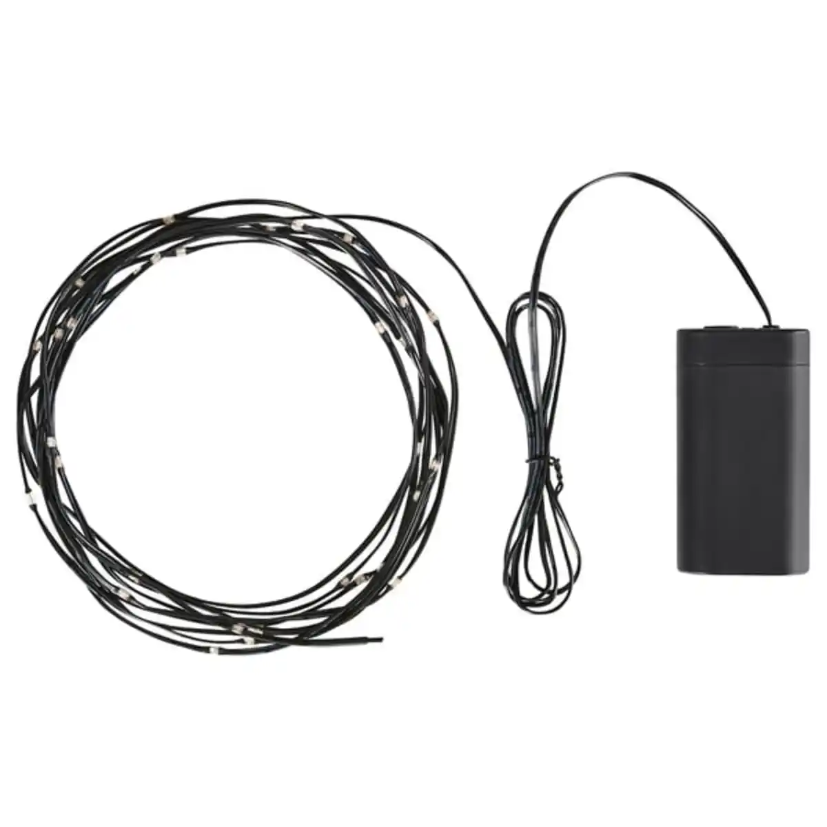 Bild 1 von STRÅLA Lichterkette, LED, batteriebetrieben/für draußen schwarz