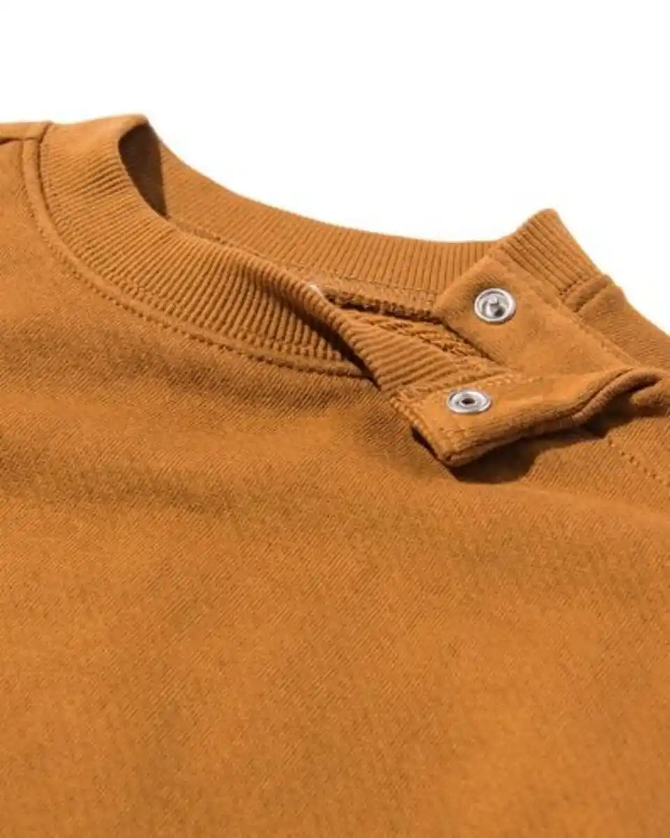 Bild 4 von Babypullover aus Sweatstoff, abstrakt braun