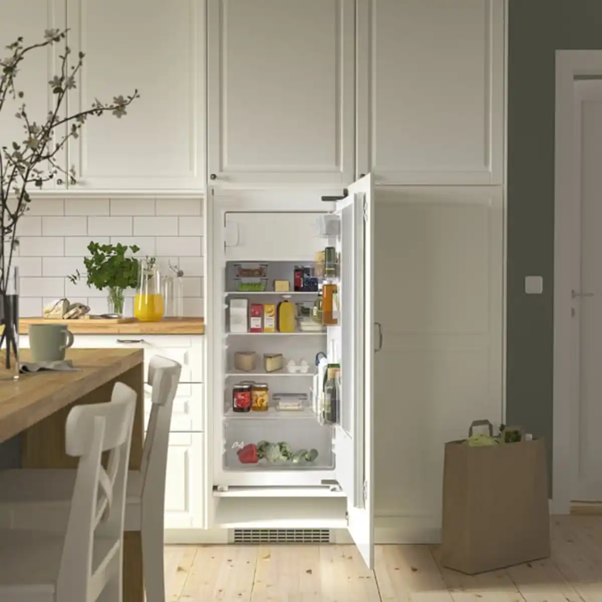 Bild 3 von HÅLLNÄS Kühlschrank mit Gefrierfach, IKEA 500 integriert, 174/16 l