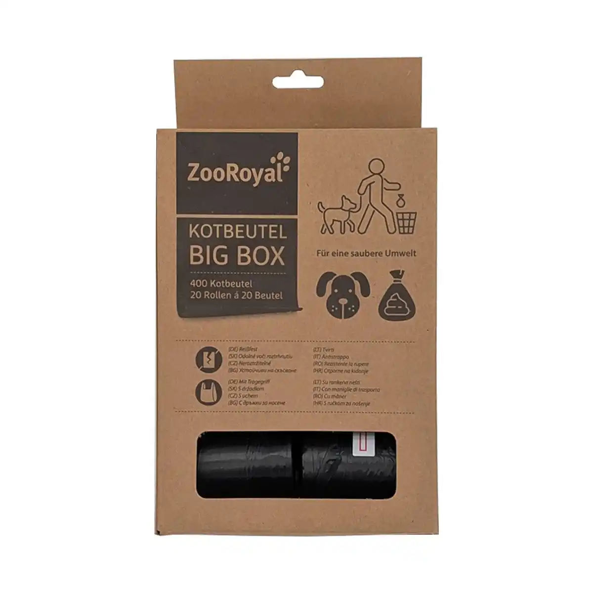 Bild 1 von ZooRoyal Hundekotbeutel Big Box 20 Rollen á 20 Beutel