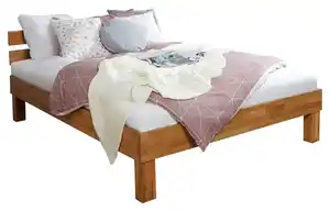 Bett Luis ca. 140x200 cm Eiche Massiv, Naturfarben