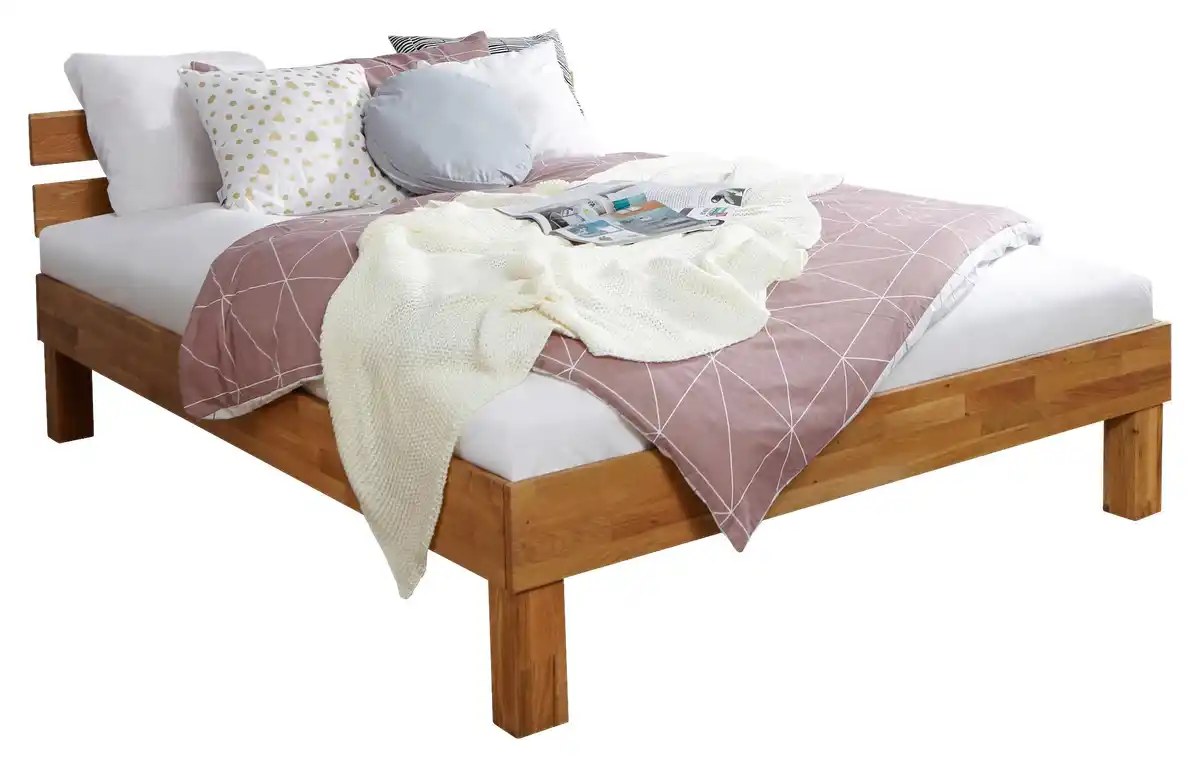 Bild 1 von Bett Luis ca. 140x200 cm Eiche Massiv, Naturfarben