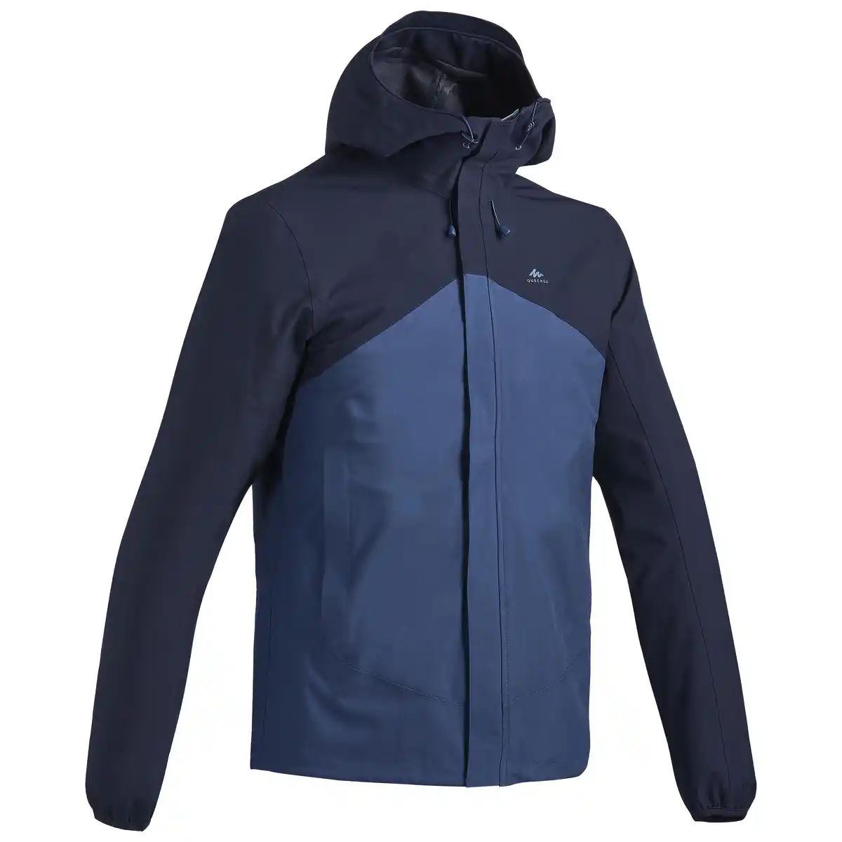 Bild 1 von QUECHUA Regenjacke Herren wasserdicht leicht Wandern - MH100 dunkelblau