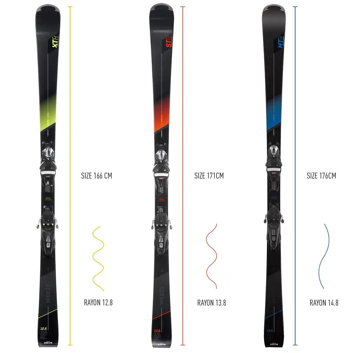 Bild 1 von WEDZE Ski Herren mit Bindung - Boost 900R (preisgünstig, kleiner optischer Fehler)