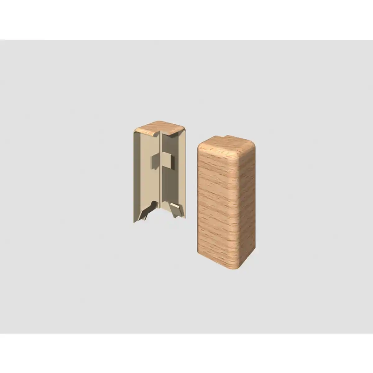 Bild 1 von Egger Holzwerkstoffe Aussenecke Außenecke, Braun, Buche, Kunststoff, 0.7x5.9x1.6 cm, Teppiche & Böden, Bodenbeläge, Bodenzubehör, Sockelleisten