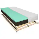 Bild 1 von Boxxx Matratzenset, Holz, 2-teilig, Birke, Schichtholz, H2 + H3, Höhe ca. 16 cm, 80x200 cm, Lga, Textiles Vertrauen - Oeko-Tex®, Hohenstein, Made in Germany, Härtegradauswahl, Bezug abnehmbar/wasc
