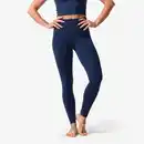 Bild 1 von DOMYOS Leggings Yoga Pilates Damen weich