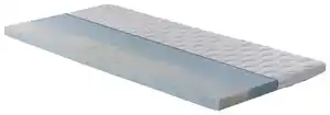 Topper Luxus Gel H2/3 ca. 140x200cm, Weiß