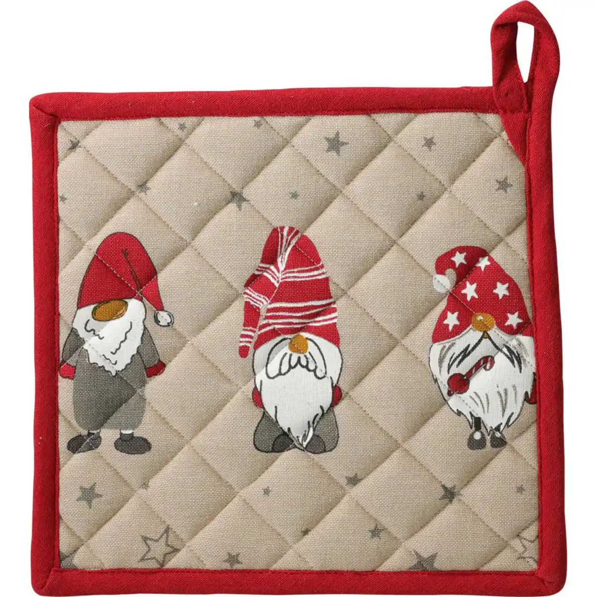 Bild 1 von Home Styling Collection Topflappen, Beige, Naturmaterialien, 20x20 cm, Kochen, Geschirrtücher & Schürzen, Topflappen & Ofenhandschuhe