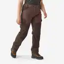 Bild 1 von SOLOGNAC Jagd-Regenhose 500 Damen Cargo-Taschen braun