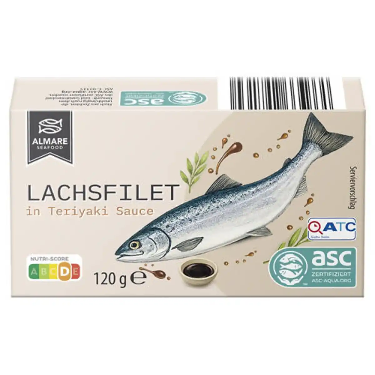 Bild 1 von ALMARE SEAFOOD Lachsfilet 120 g, Teriyaki