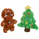 Bild 1 von FIT+FUN Spielzeug Xmas Plüsch Lebkuchen, Weihnachtsbaum oder Rentier