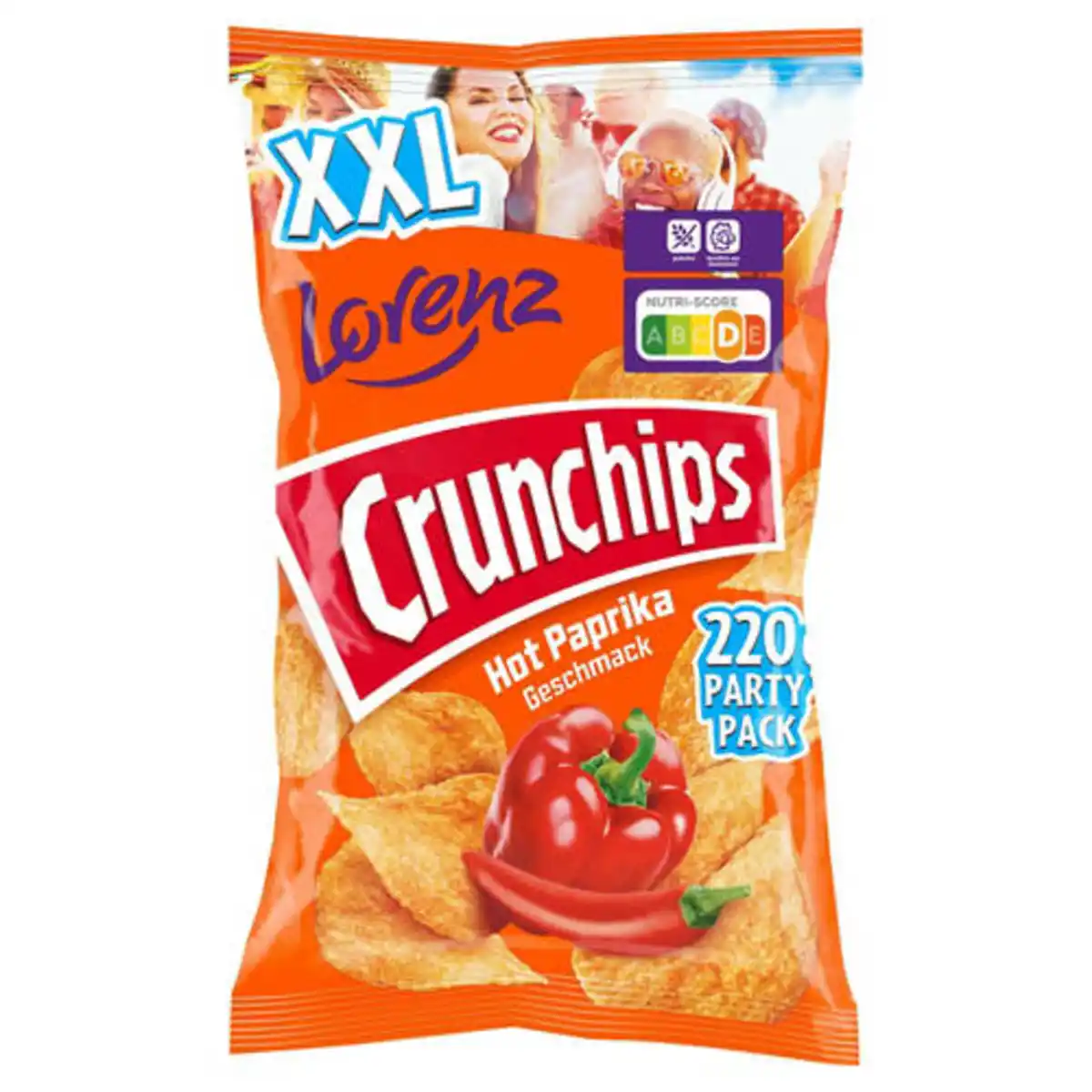 Bild 1 von LORENZ Crunchips XXL 220 g, Scharfe Paprika
