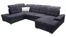 Bild 1 von Wohnlandschaft Schlaffunktion blau Bettkasten 343 cm - VIKTOR