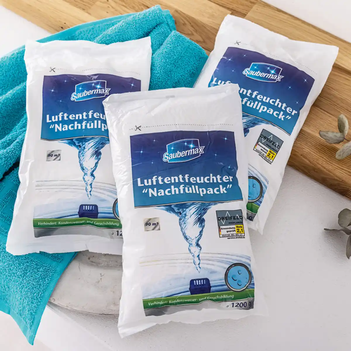 Bild 1 von Saubermax Luftentfeuchter Nachfüllpacks 3er
