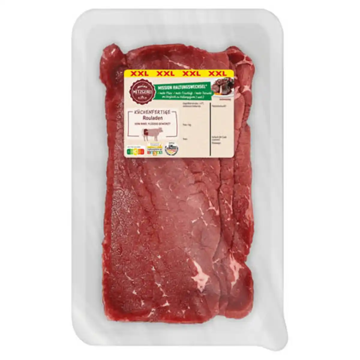 Bild 1 von MEINE METZGEREI Rouladen vom Rind XXL 1 kg