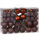 Bild 1 von casaria® Weihnachtsbaumkugeln 100-teilig bronze