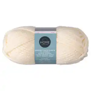 HOME CREATION Grobstrickgarn, Creme