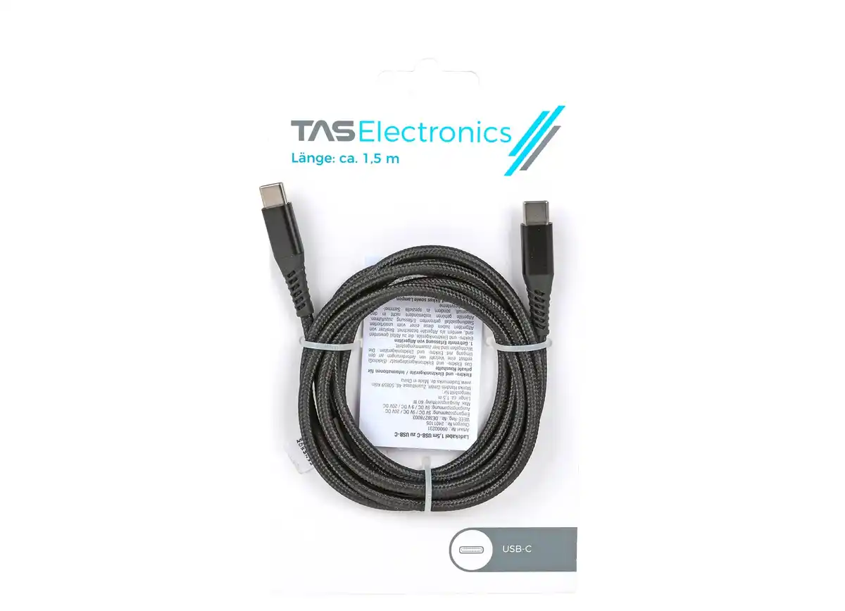 Bild 1 von TAS-Electronics Ladekabel USB-C zu USB-C