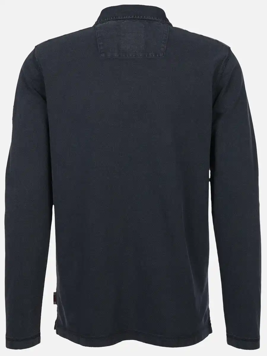 Bild 2 von Herren Poloshirt mit Stickerei Blau