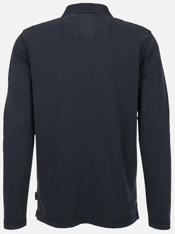 Bild 2 von Herren Poloshirt mit Stickerei Blau