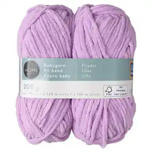 HOME CREATION Baby-, Regenbogen- oder Ombré-Garn, Baby, Lila