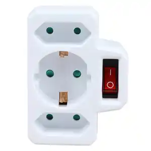 3-fach Steckdosenadapter mit Kinderschutz