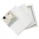 Bild 1 von HOME CREATION Blanko-Leinwand, Weiß, 3er-Set, 25 x 30 cm