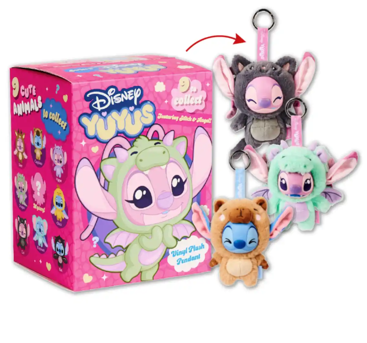 Bild 1 von SIMBA DISNEY YUYUS Stitch-Plüschanhänger YUYUS Welle 1*