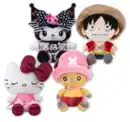 Bild 1 von HELLO KITTY AND FRIENDS oder ONE PIECE Plüschfigur*