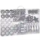 Bild 1 von casaria® Weihnachtsbaumschmuck 102-teilig silber