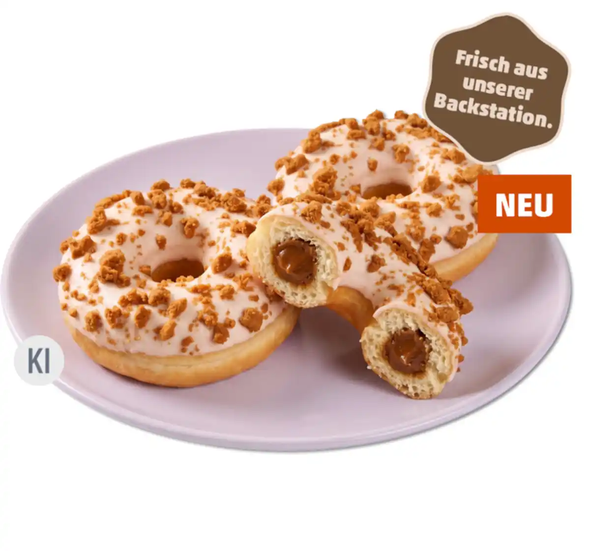 Bild 1 von BÄCKERKRÖNUNG Biscoff-Donut*