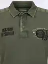 Bild 3 von Herren Poloshirt mit Stickerei Oliv