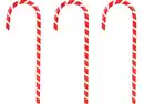 Bild 1 von Weihnachtsbleistifte im Zuckerstangen-Design